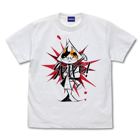 『ベヨネッタ3』Spike Cat Tシャツ(ミケ・ザ・スパイク 白)