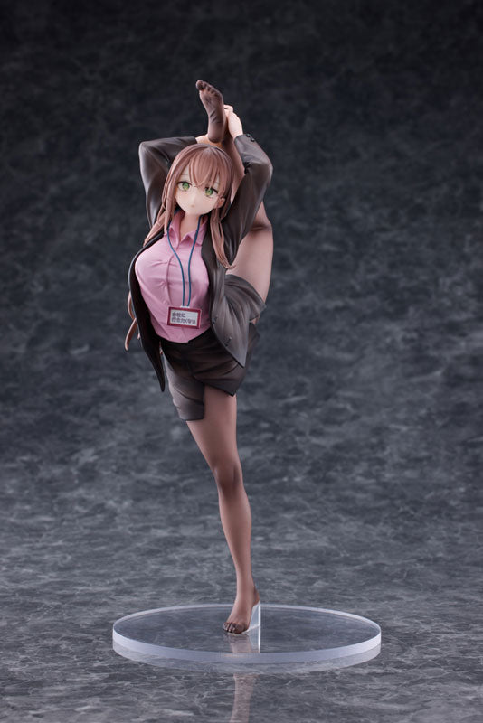 『意外と体が柔らかい会社に行きたくないOLちゃん』ピンクVer. 1/6 完成品フィギュア