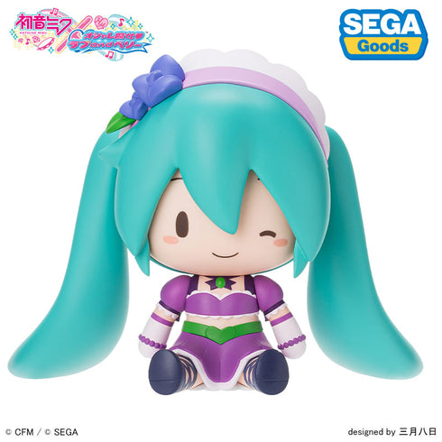 『初音ミク×オシャレ魔女 ラブ and ベリー』ふわぷち デフォルメフィギュア キラリンパープル