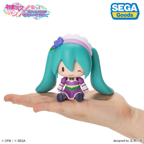 『初音ミク×オシャレ魔女 ラブ and ベリー』ふわぷち デフォルメフィギュア キラリンパープル