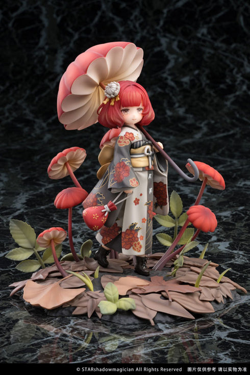 『マッシュルームガールズシリーズ』No.6 ハエマトケファルスタケ 1/1 完成品フィギュア