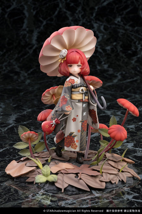 『マッシュルームガールズシリーズ』No.6 ハエマトケファルスタケ 1/1 完成品フィギュア