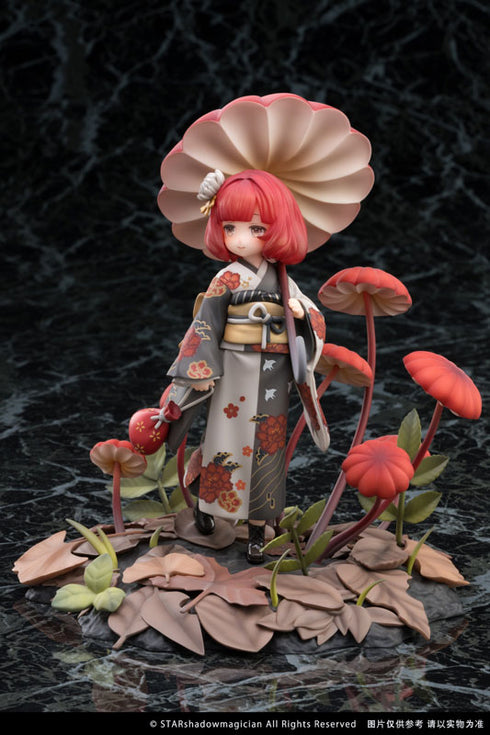 『マッシュルームガールズシリーズ』No.6 ハエマトケファルスタケ 1/1 完成品フィギュア