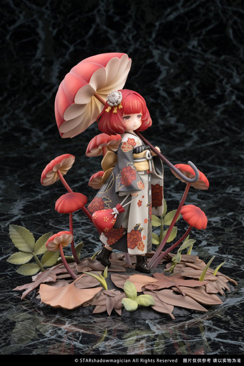 『マッシュルームガールズシリーズ』No.6 ハエマトケファルスタケ 1/1 完成品フィギュア