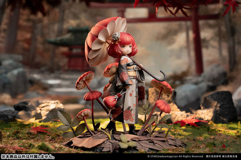 『マッシュルームガールズシリーズ』No.6 ハエマトケファルスタケ 1/1 完成品フィギュア