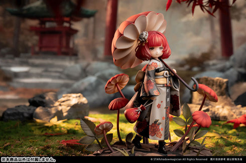『マッシュルームガールズシリーズ』No.6 ハエマトケファルスタケ 1/1 完成品フィギュア