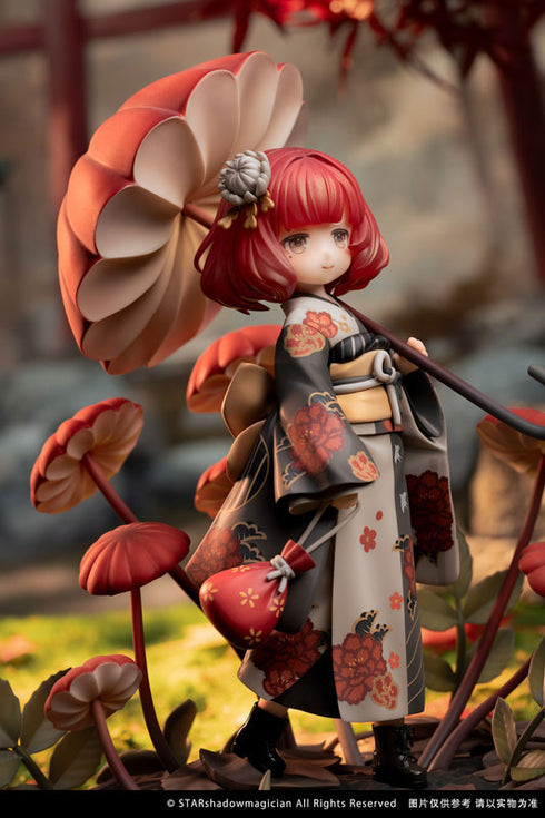 『マッシュルームガールズシリーズ』No.6 ハエマトケファルスタケ 1/1 完成品フィギュア