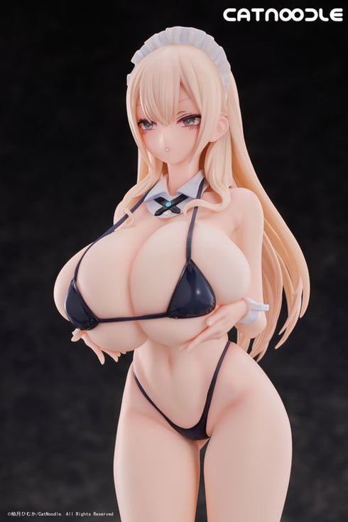 『ビキニを着た従順なメイドさん』1/6スケール塗装済完成品フィギュア illustration by 柚月ひむか 1/6 完成品フィギュア
