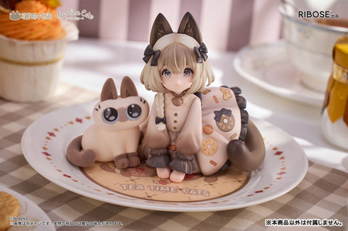 DLCシリーズ ティータイムキャッツ×シャム猫あずきさん 友情コラボ限定セット 完成品フィギュア