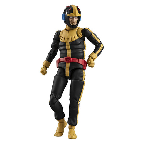 『機動戦士ガンダム』G.M.G. COLLECTION 13 ジオン公国軍 黒い三連星 ガイア ノーマルスーツVer. 可動フィギュア