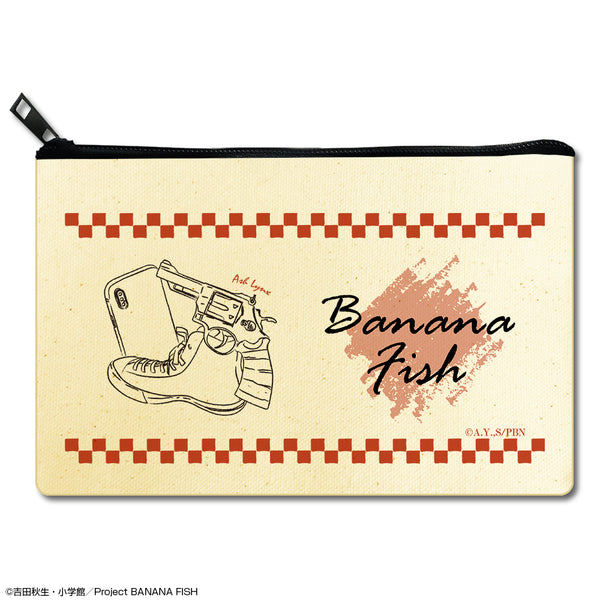 『BANANA FISH』フラットポーチ デザイン02(アッシュ・リンクス)