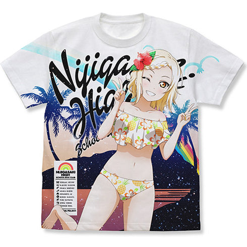 "Love Live! Nijigasaki Academy School Idol Club" Ai Miyashita Full-Print T-Shirt (Swimsuit Ver.)