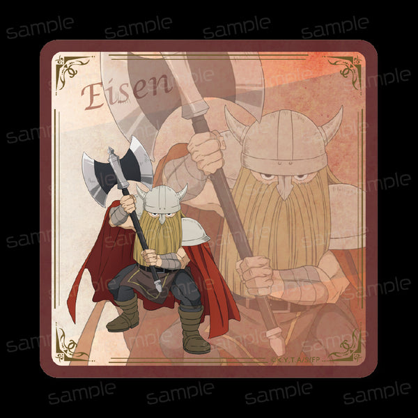 『葬送のフリーレン』ラバーマットコースター【アイゼン】