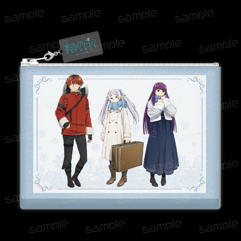 『葬送のフリーレン』合皮フラットポーチ【新パーティー(冬服)】