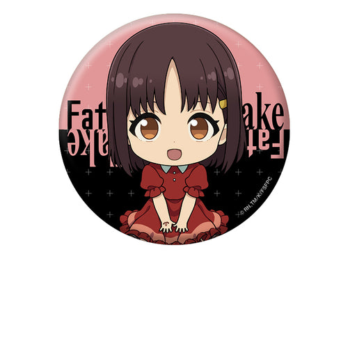 "Fate/strange Fake" Flat-Chested Girl Pin Badge: Tsubaki Kurioka