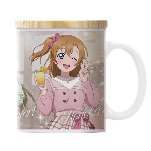 『ラブライブ!』描き下ろし ことり&穂乃果&海未 フタ付き フルカラーマグカップ