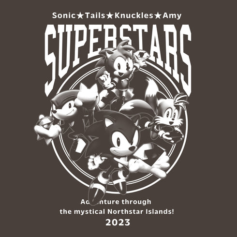 『ソニック・ザ・ヘッジホッグ』ソニックスーパースターズ Tシャツ