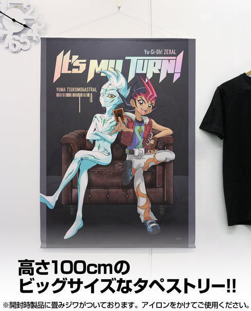 『遊☆戯☆王ZEXAL』描き下ろし 九十九遊馬&アストラル 100cmタペストリー 最強の決闘者達Ver.