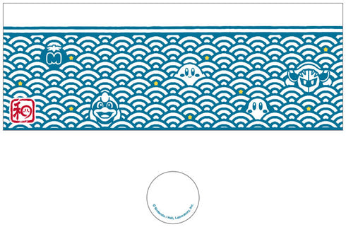 『星のカービィ』ふわふ和コレクション 湯呑み カービィたちと青海波