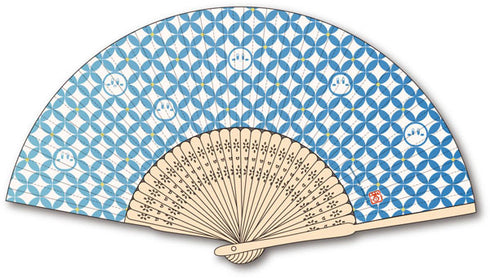 『星のカービィ』ふわふ和コレクション 和扇子 (3)まんまる七宝