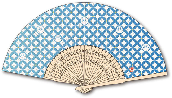 『星のカービィ』ふわふ和コレクション 和扇子 (3)まんまる七宝