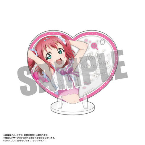 『ラブライブ!サンシャイン!!』ぴくりあアクキー&スタンド 黒澤ルビィ