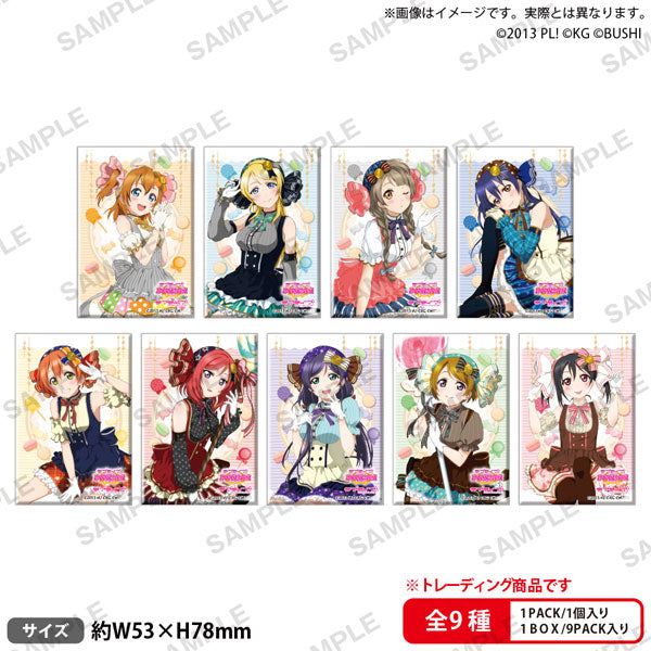 『ラブライブ!スクールアイドルフェスティバル』しかくい缶バッジコレクション μ's エプロン ver. BOX