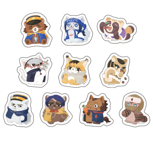 『ゴールデンカムイ』どうぶつフォーゼ フレークシール Aセット