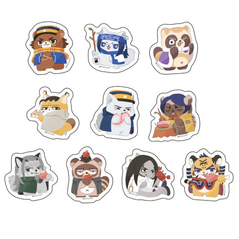 『ゴールデンカムイ』どうぶつフォーゼ フレークシール Bセット