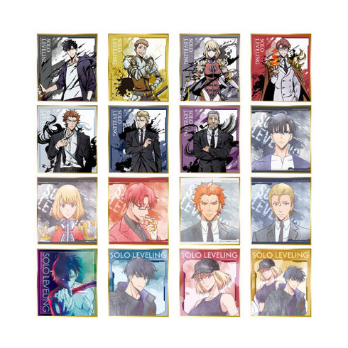 『俺だけレベルアップな件』ビジュアル色紙コレクション Brushstroke 16個入りBOX