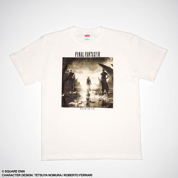 『FINAL FANTASY ファイナルファンタジーVII リバース』Tシャツ キーアート(ホワイト)
