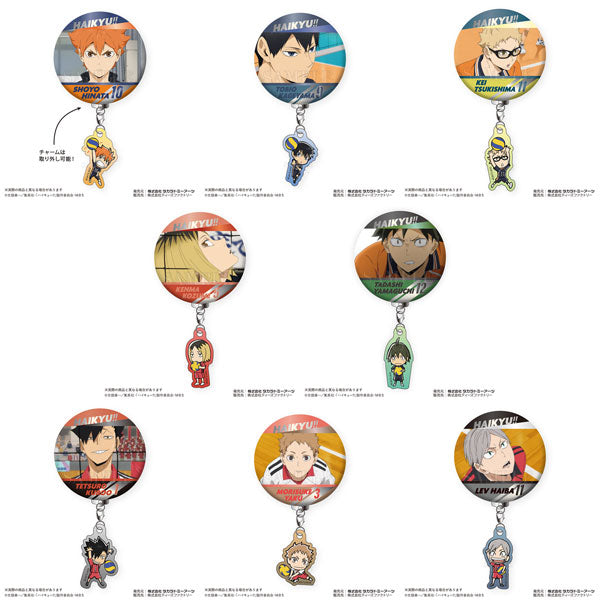 『ハイキュー!!』トレーディングチャーム付き缶バッジVOL.1 8個入りBOX
