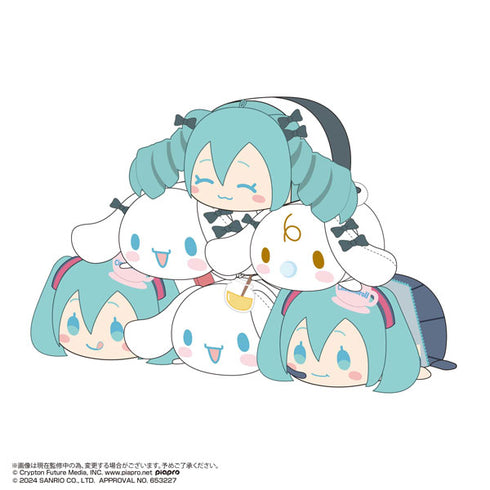 『初音ミク』初音ミク×シナモロール ぽてコロマスコット2 6個入りBOX