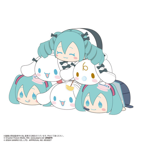 『初音ミク』初音ミク×シナモロール ぽてコロマスコット2 6個入りBOX