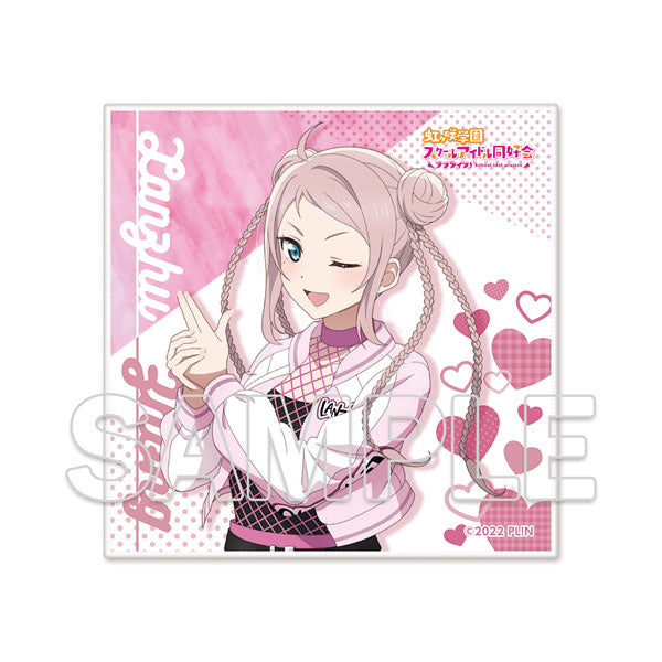 『ラブライブ!虹ヶ咲学園スクールアイドル同好会』マイクロファイバーハンドタオル Ver.ニジガクラブソング 鐘嵐珠