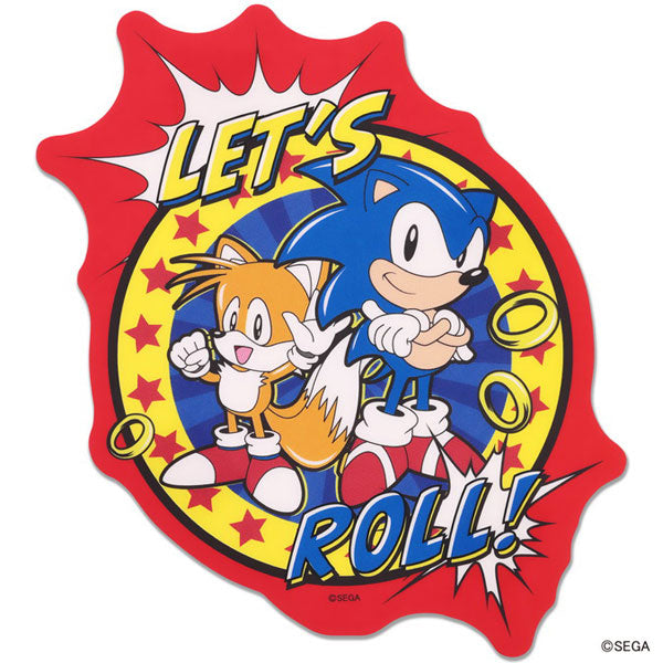 『ソニック・ザ・ヘッジホッグ』トラベルステッカー (6)LET‘S ROLL!
