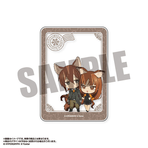 『アークナイツ』ユカタン&スキウース ミニキャラ クリアカード