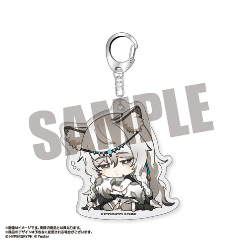 『アークナイツ』プラマニクスのしっぽ柄ネックピロー(描き起こしミニキャラアクキーセット)