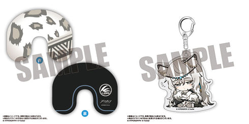 『アークナイツ』プラマニクスのしっぽ柄ネックピロー(描き起こしミニキャラアクキーセット)