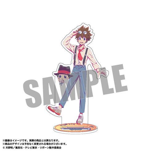 『家庭教師ヒットマンREBORN!』アクリルスタンドレトロファッション沢田綱吉&リボーン