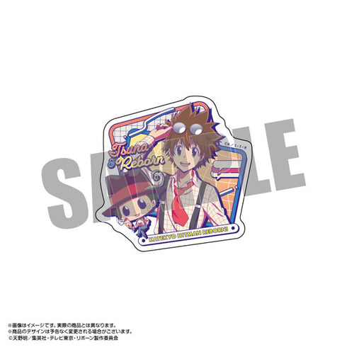 『家庭教師ヒットマンREBORN!』ダイカットステッカー レトロファッション 沢田綱吉&リボーン