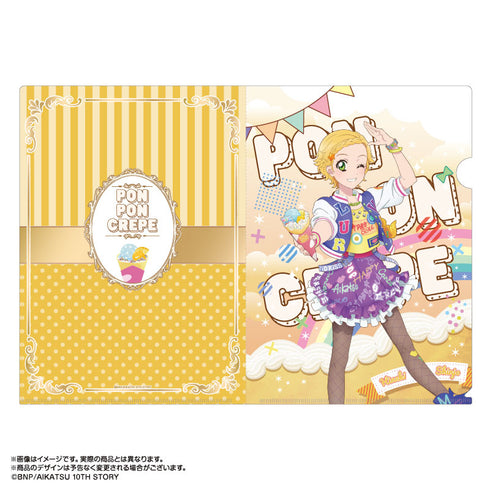 『アイカツ!』あかりGeneration×マリオンクレープ A4クリアファイルセット 新条ひなき&夏樹みくる