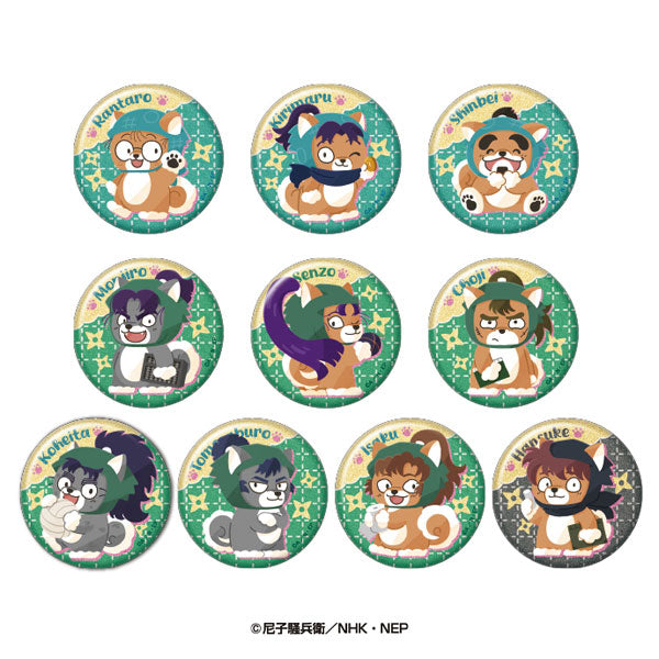 『忍たま乱太郎』どうぶつフォーゼ グリッターカンバッジコレクション 10個入りBOX