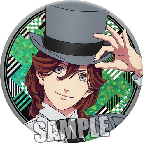 『劇場版 うたの☆プリンスさまっ♪ TABOO NIGHT XXXX』BIGホログラム缶バッジ Gray Ver.「寿嶺二」