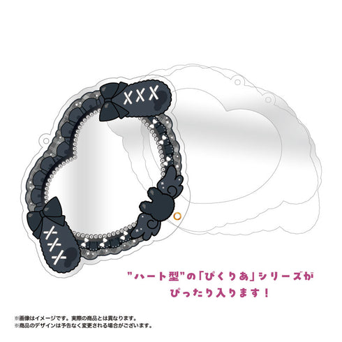 『ぴくりあアクリルフレーム』うさみみリボンver. 10.ブラック