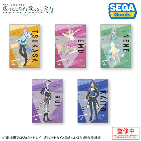 『劇場版プロジェクトセカイ 壊れたセカイと歌えないミク』A3クリアポスター ワンダーランズ×ショウタイム 5個入りBOX
