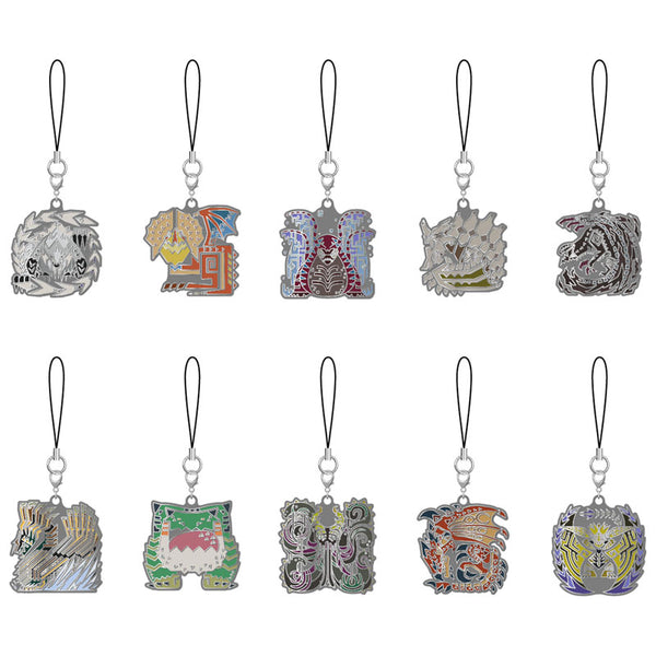 『モンスターハンターワイルズ』モンスターアイコン メタルキーホルダー 10個入りBOX