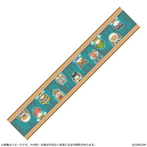 『モンスターハンターワイルズ』マフラータオル イラストスタイル