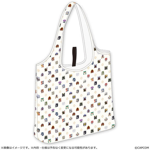 『モンスターハンターワイルズ』エコバッグ モンスターアイコン