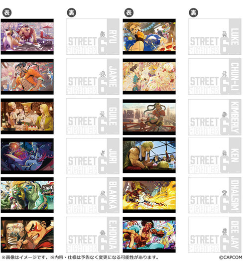 『ストリートファイター6』スタンド付きイラストカードセット